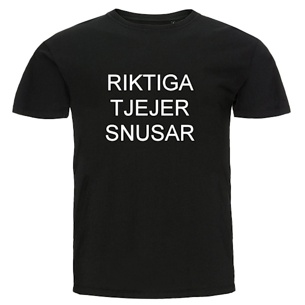 T-shirt - Riktiga tjejer snusar L