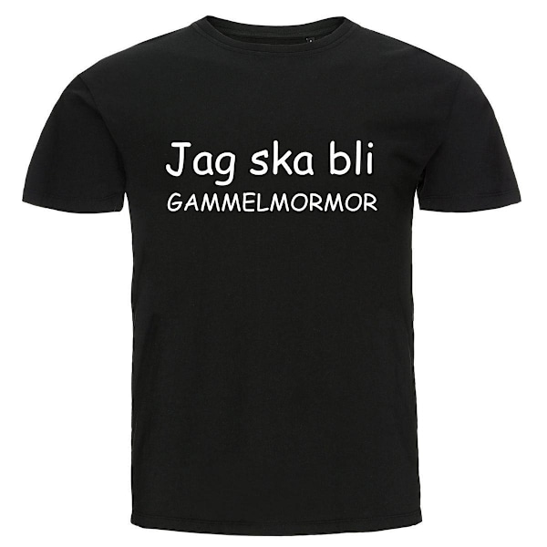 T-shirt - Jag ska bli gammelmormor Black Storlek 3XL