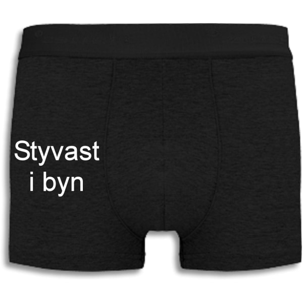 Boxershorts - Styvast i byn Black XXL