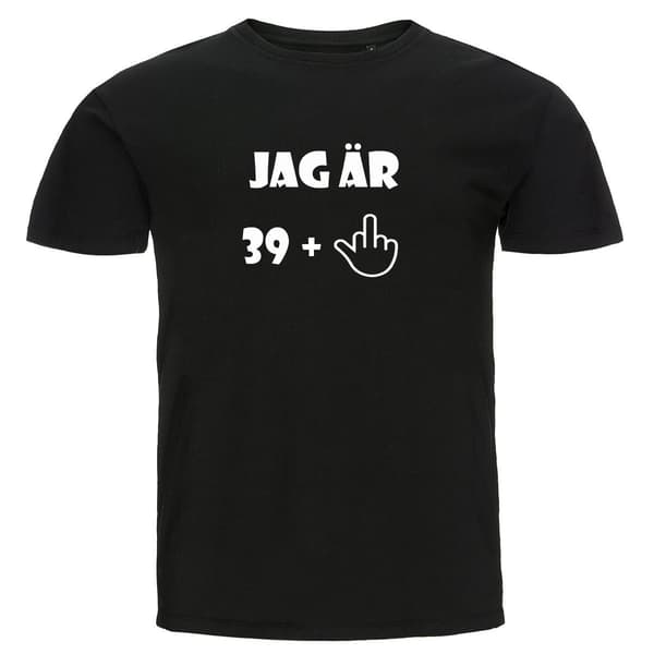 T-shirt - Jag är 39 + ett S