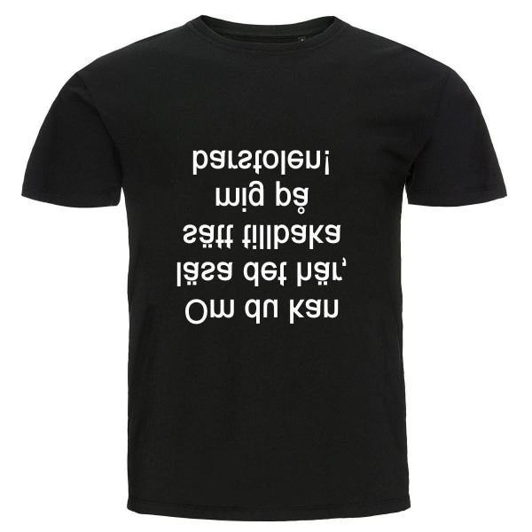 T-shirt - Barstolen Black Storlek 4XL