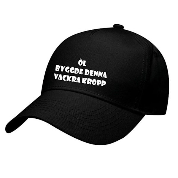 Keps, Öl byggde denna vackra kropp Marinblå