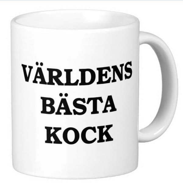 Mugg - Världens bästa kock