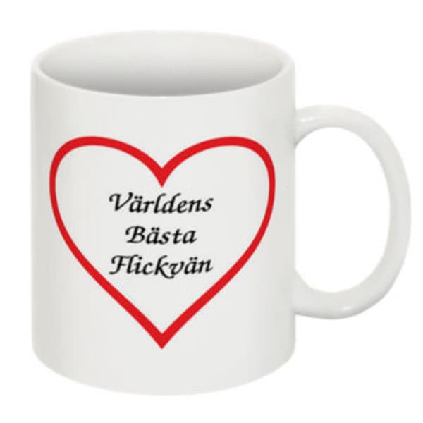 Mugg - Världens bästa flickvän