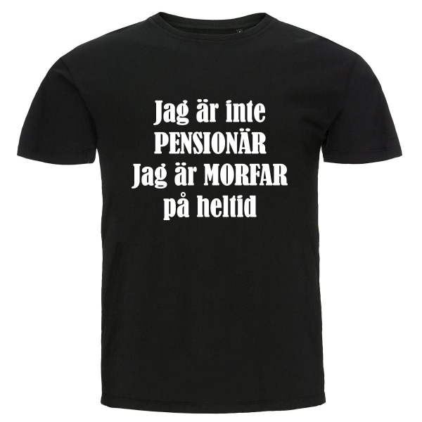 T-shirt - Jag är inte pensionär, Morfar 3XL