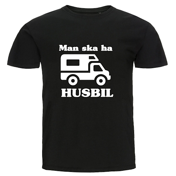 T-shirt - Man ska ha husbil M