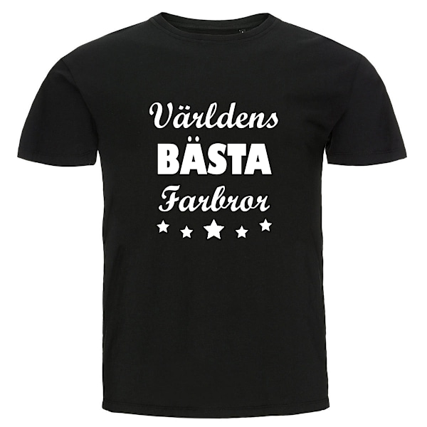 T-shirt - Världens bästa farbror 4XL