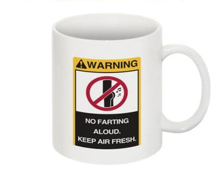 Mugg - No farting aloud