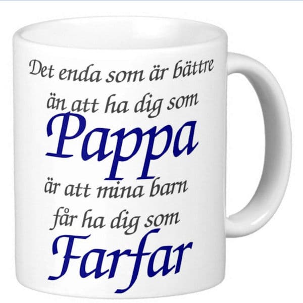 Mugg - Pappa - Farfar