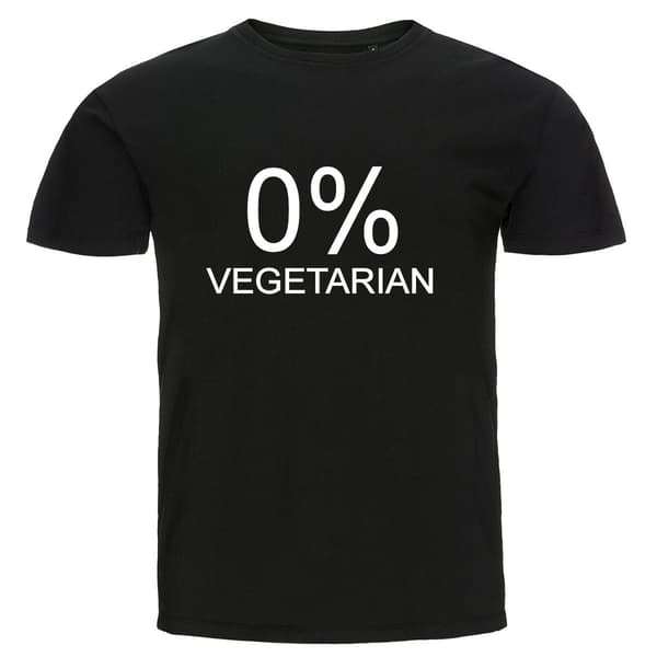 T-shirt - 0% Vegetarian L