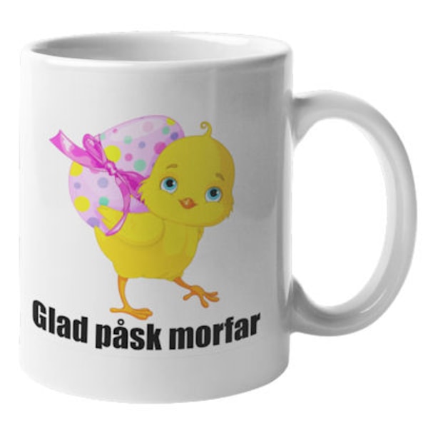 Mugg - Glad påsk morfar