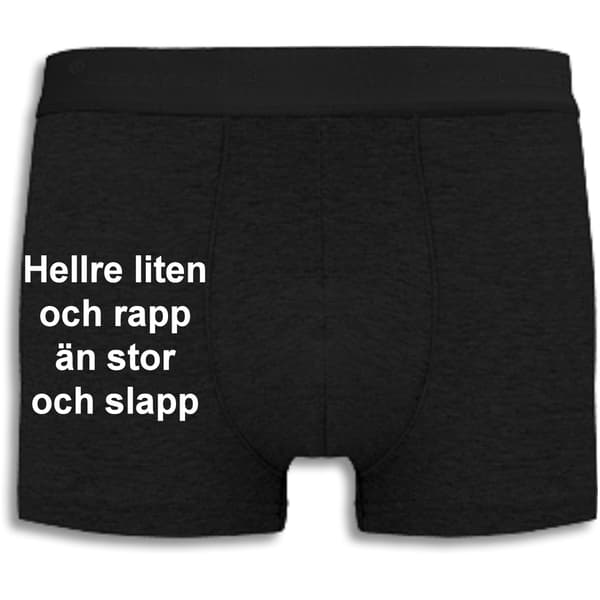 Boxershorts - Hellre liten och rapp S