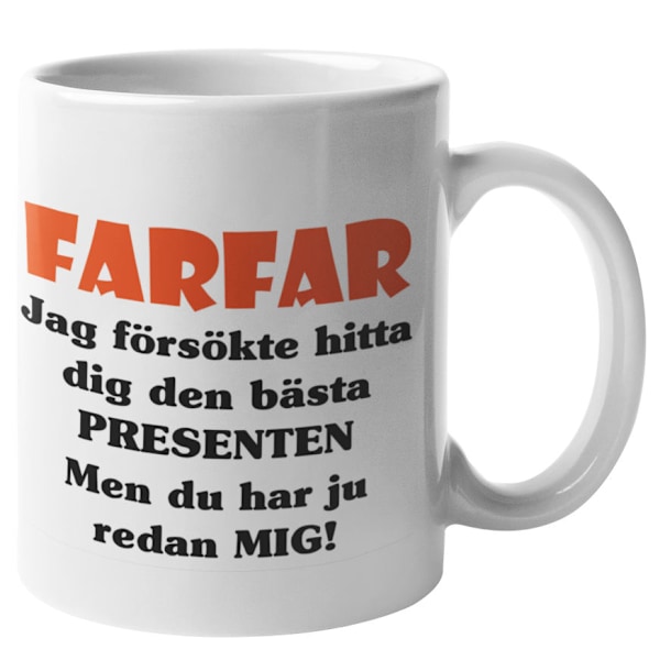 Mugg - Farfar presenten