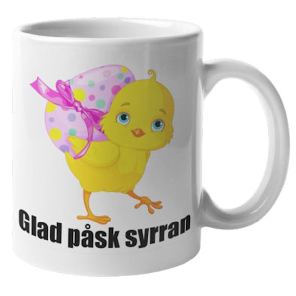 Mugg - Glad påsk syrran