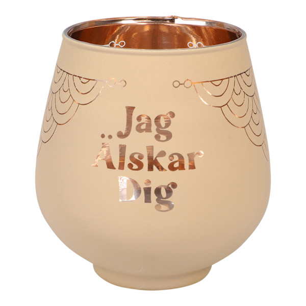 Ljuslykta i spegelglas, Jag älskar dig