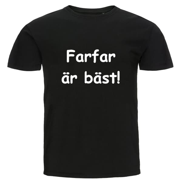 T-shirt - Farfar är bäst! XXL