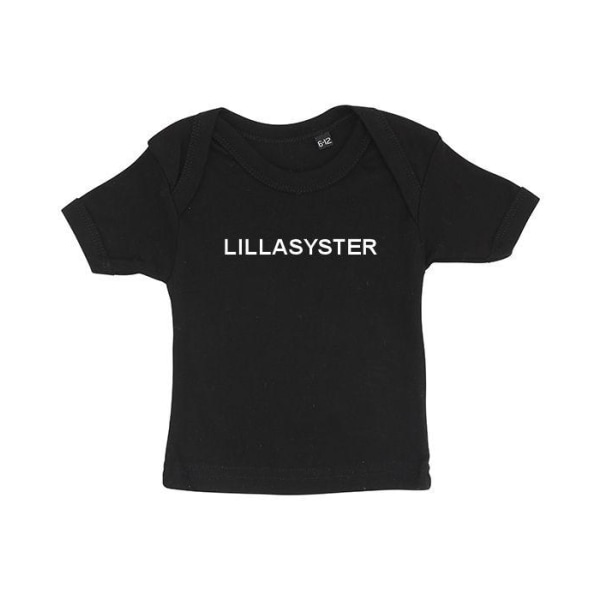 Baby T-shirt - Lillasyster, 0-6 mån