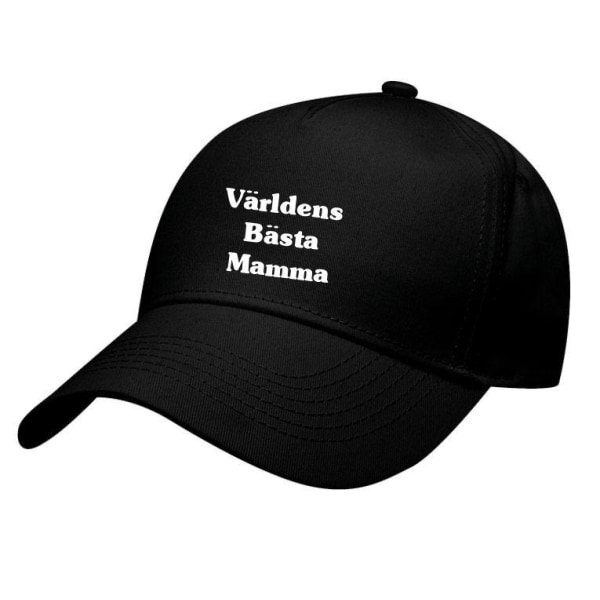 Keps - Världens Bästa Mamma Black one size