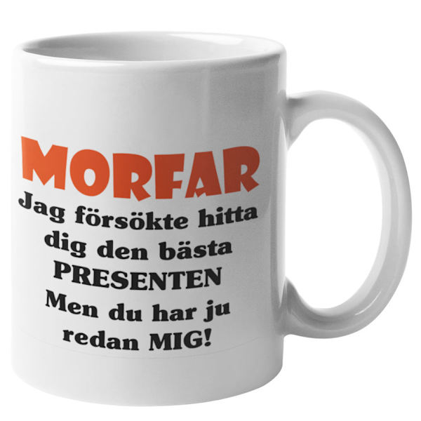Mugg - Morfar presenten