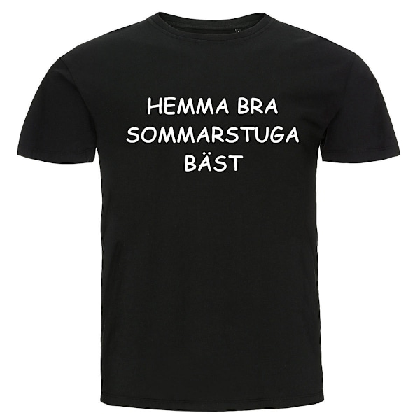 T-shirt - Hemma bra sommarstuga bäst L