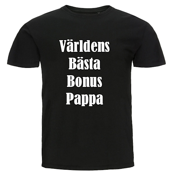 T-shirt - Världens bästa bonuspappa L