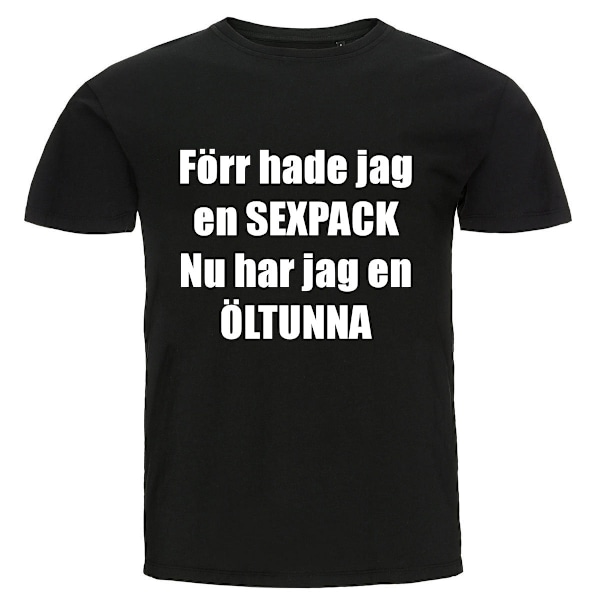T-shirt - Förr hade jag en sexpack XXL