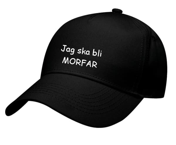 Keps - Jag ska bli morfar Marinblå