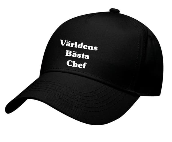Keps - Världens bästa chef Marinblå
