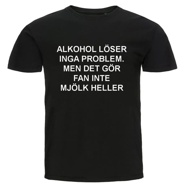 T-shirt - Alkohol löser inga problem S