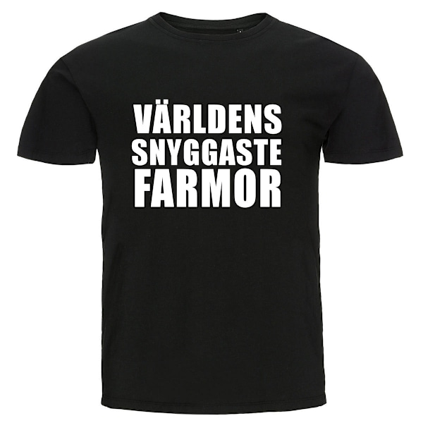 T-shirt - Världens snyggaste farmor S