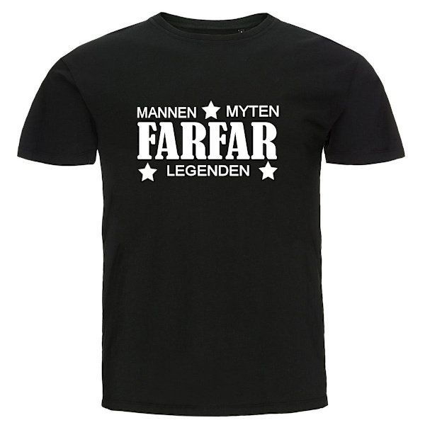 T-shirt - Farfar - Mannen, myten, legenden XXL