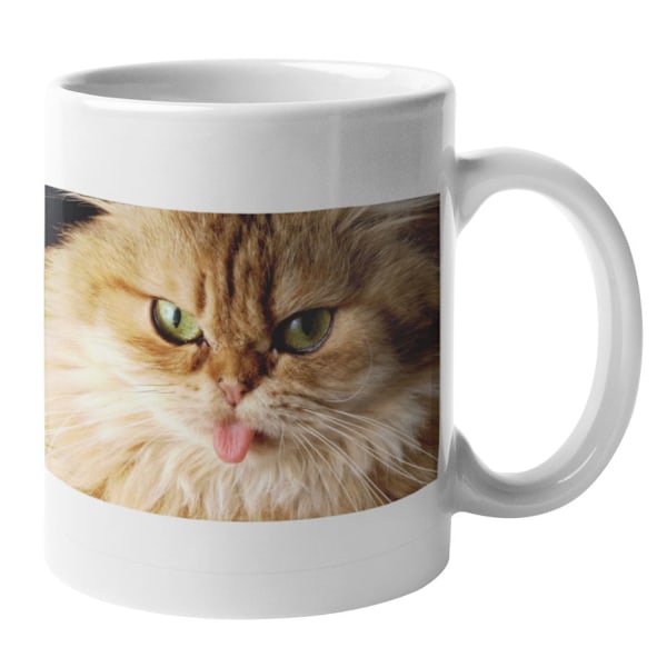 Mugg - Katt med tunga