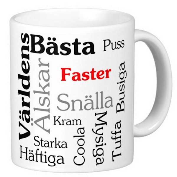 Mugg - Världens bästa faster