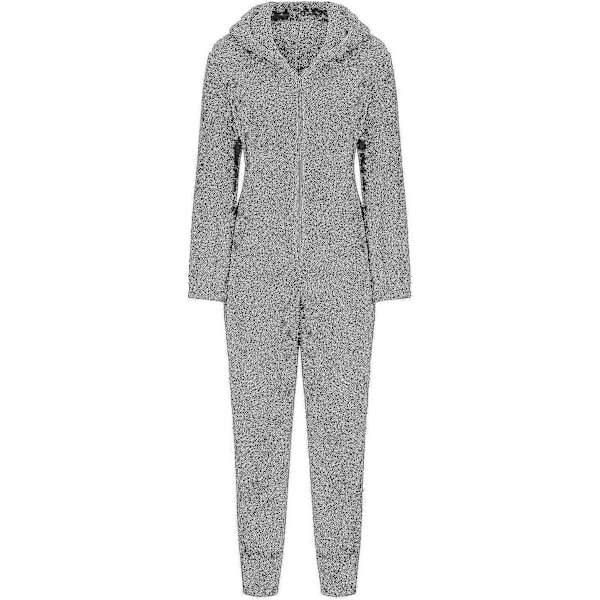 Sexiga Vuxna En-Delade Pyjamas Dam Hip Flap Ull Huvad En-Delade Pyjamas Dam Fluffiga Pyjamas-Xin Gray Large