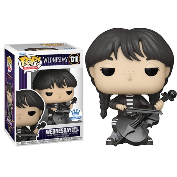 Funko Pop onsdag Addams Doll Animated Dekorativ Gift-Xin