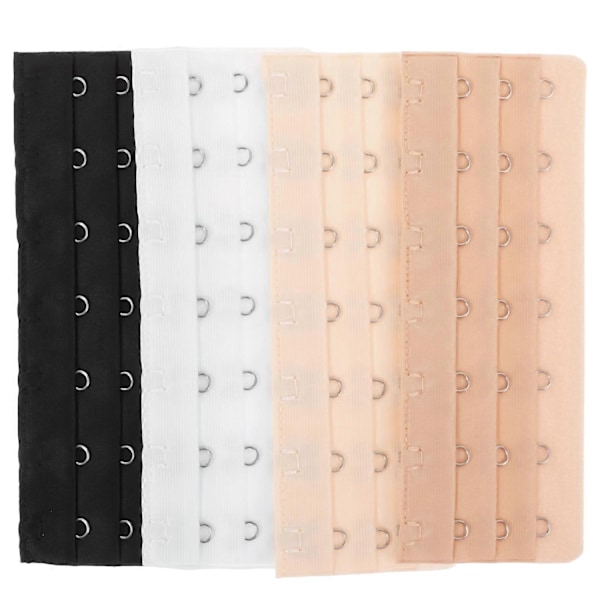 4 stk. BH-forlengere 7 kroker BH-forlengelsessett Elastiske forlengelsesstropper BH-tilbehør-Xin