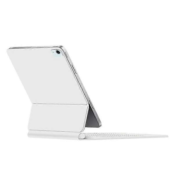 för iPad Air 13 (2024) (M2) Flytande Magnetiskt Fodral Bluetooth Tangentbord med Multi-touch Trackpad - Wh-Xin White