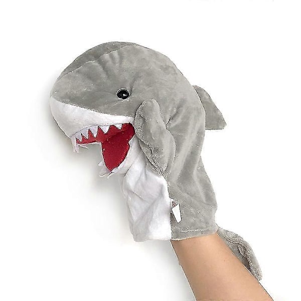 Udstoppede plysdyr legetøj Hånd Finger Historie Dukke Kawaii Dukker Pædagogisk Baby legetøj Ræv Krage Hest Slange Mus Børne Gave-xindaren Shark