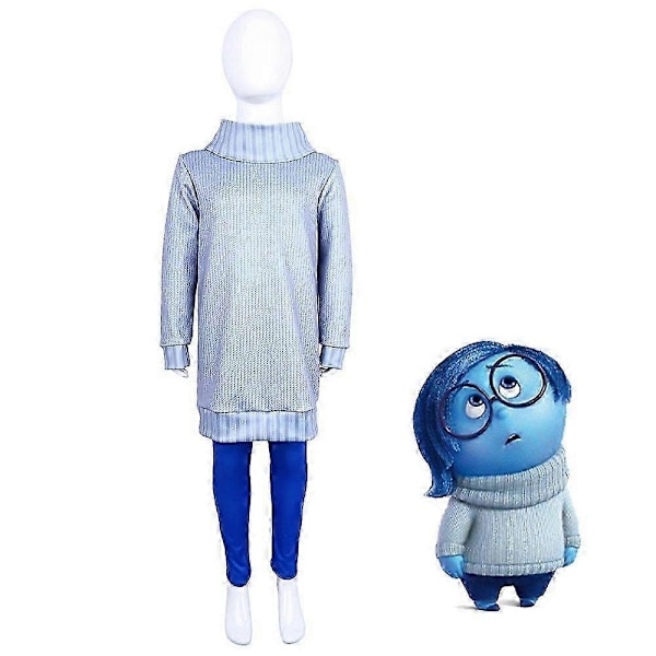 Inderst Inde 2 Cosplay Kostume Festlig Udklædning Jumpsuit Natkjole-xindaren Sadness 180