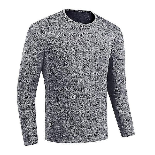 Talvitermosta lämmittävä takki 28 alueella, vaelluspaitoja, hiihtoasuja, lämmitettäviä vaatteita, lämmitettäviä alusvaatteita - Xin Men gray top 4XL