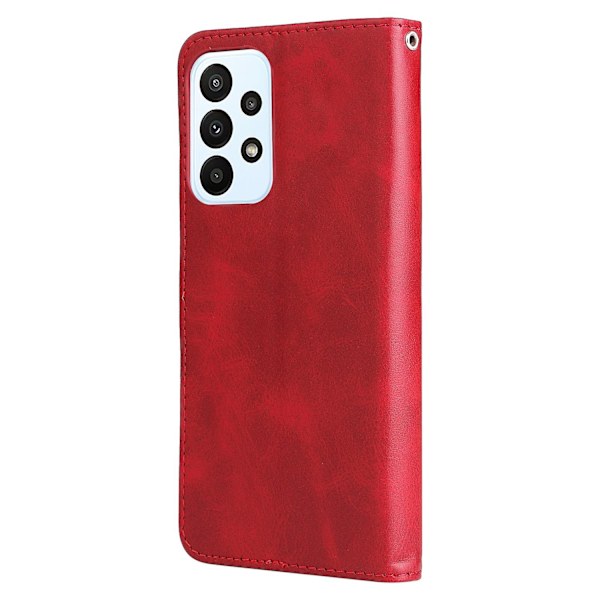 Læderetui til Samsung Galaxy A23 /Galaxy M23/Galaxy F23-Xin Red