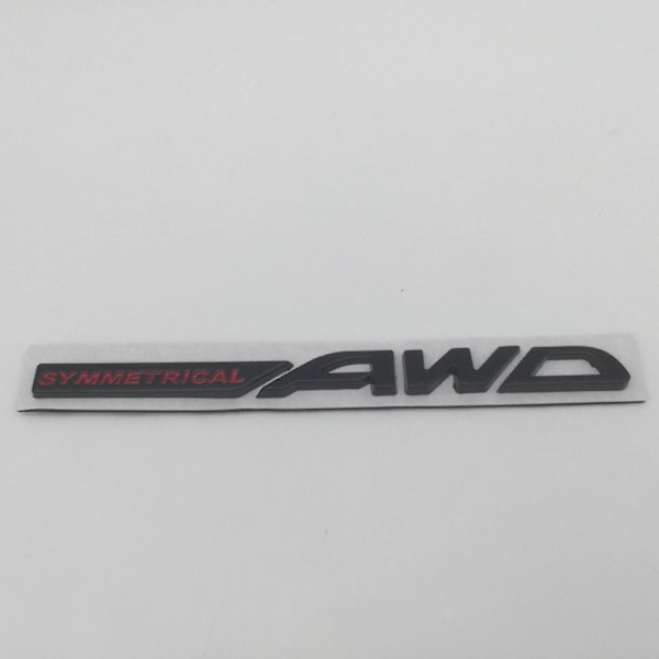 1kpl 3D metallinen Crosstrek Awd Brz yhteensopiva Wrx auton kirjain lokasuoja tunnus sivu takaluukku merkki tarra auto tarvikkeet-xindaren black red AWD
