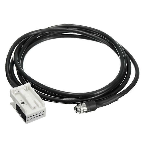Bil 3.5mm 12-pins Hunn Audio Musikk Aux-in Adapter for W169 W203 W209 W221 W164 R230-Xin