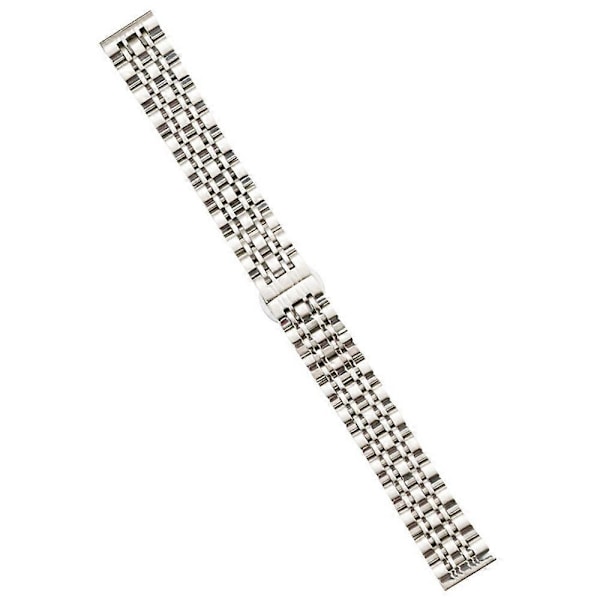 Til Garmin Lily 2 Urrem 7 Perle 14mm Rustfrit Stål Udskiftningsrem - Xin Silver