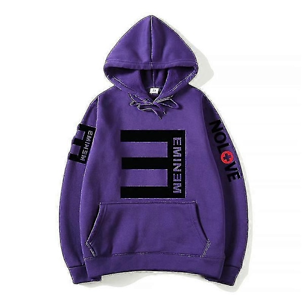 Eminem Eminem Collegepaita Eminem Anti-e Hip-hop Paksuuntunut Villapaita Miehille ja Naisille Huppari-Xin XXXL