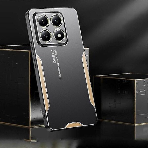 Blade Series TPU Hybrid Metall Skal-Xin Silver For Xiaomi 14T Pro