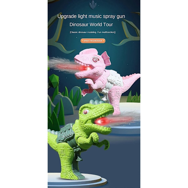 Ildspydende Dinosaur Skyder Damp Lys Brøl Lyd Drage Børnelegetøj Gaver-xindaren color03