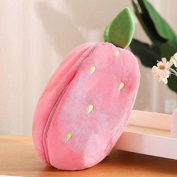 Kanin Bunny Udstoppede Søde Bløde Plysdyr Gemmeleg Dyr Plysdukke Legetøj Gave-xindaren strawberry 18cm