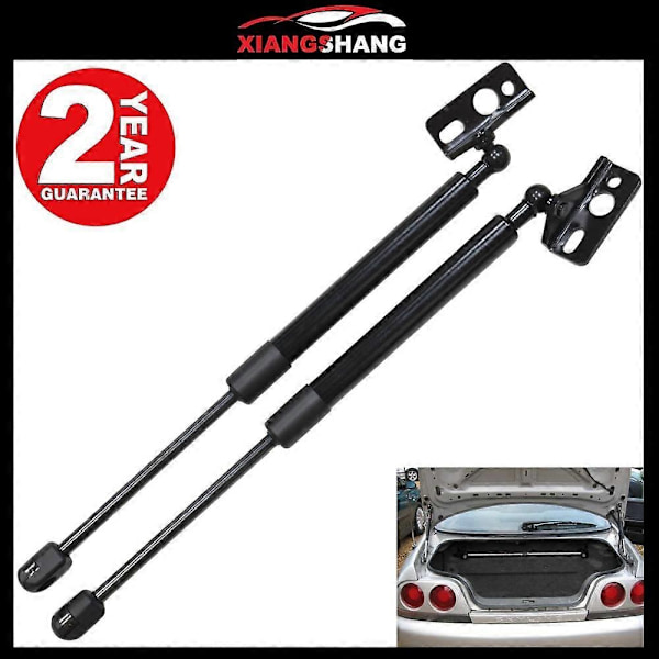 Baklucke Lyftstöd för Nissan Skyline R33 2-dörrars Coupe 1993-1998 med spoiler Bagagelucka Gasfjädrar Dämpare - Xin Normal black