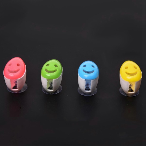 8 stk. Smile Face tandbørsteholder med sugekop Bath-Xin
